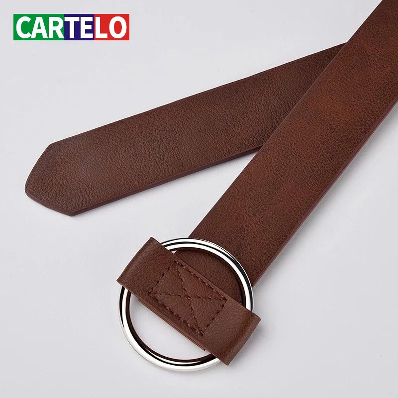 Genuine Quality Ladies Fashion Latest Needle-free Metal Round Buckle Belt Jeans Wild The Women For Belts, Black;brown
Genuine Quality Ladies Fashion Latest Needle-free Metal Round Buckle Belt Jeans Wild The Women For Belts, Black;brown