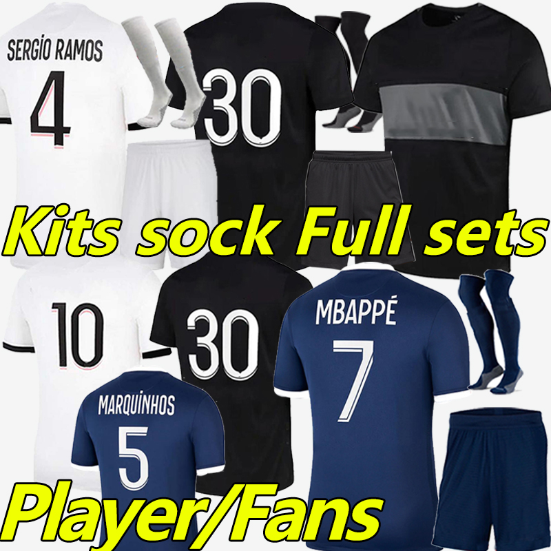 The latest 21/22 soccer jerseys Home special MBAPPE KEAN HAKIMI SERGIO RAMOS 2021 2022 Maillots football shirts MARQUINHOS VERRATTI Kits socks Full set, 21-22 home kit
The latest 21/22 soccer jerseys Home special MBAPPE KEAN HAKIMI SERGIO RAMOS 2021 2022 Maillots football shirts MARQUINHOS VERRATTI Kits socks Full set, 21-22 home kit