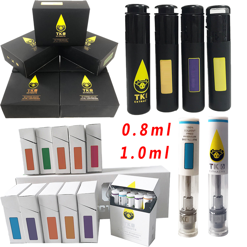 TKO Sauce Vape Cartridges 0.8ml 1ml Atomizer Ceramic Carts 510 Thread Glass Thick Oil Cartridge Dab Pen Wax Vaporizer E Cigarette
TKO Sauce Vape Cartridges 0.8ml 1ml Atomizer Ceramic Carts 510 Thread Glass Thick Oil Cartridge Dab Pen Wax Vaporizer E Cigarette