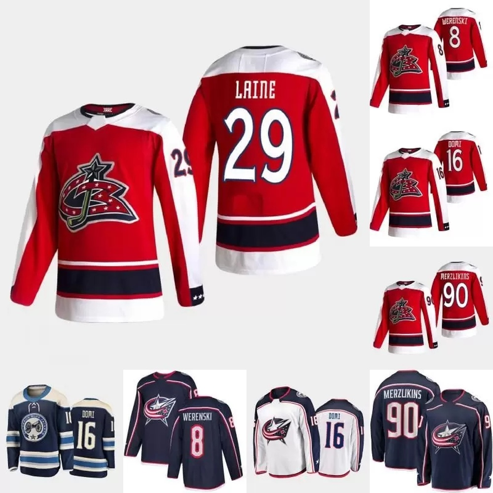 Patrik Laine Jersey Columbus Blue Jackets Max Domi Elvis Merzlikins Zach Werenski Jakub Voracek Emil Bemstrom Boone Jenner Gustav Nyquist Gr, Black;red
Patrik Laine Jersey Columbus Blue Jackets Max Domi Elvis Merzlikins Zach Werenski Jakub Voracek Emil Bemstrom Boone Jenner Gustav Nyquist Gr, Black;red