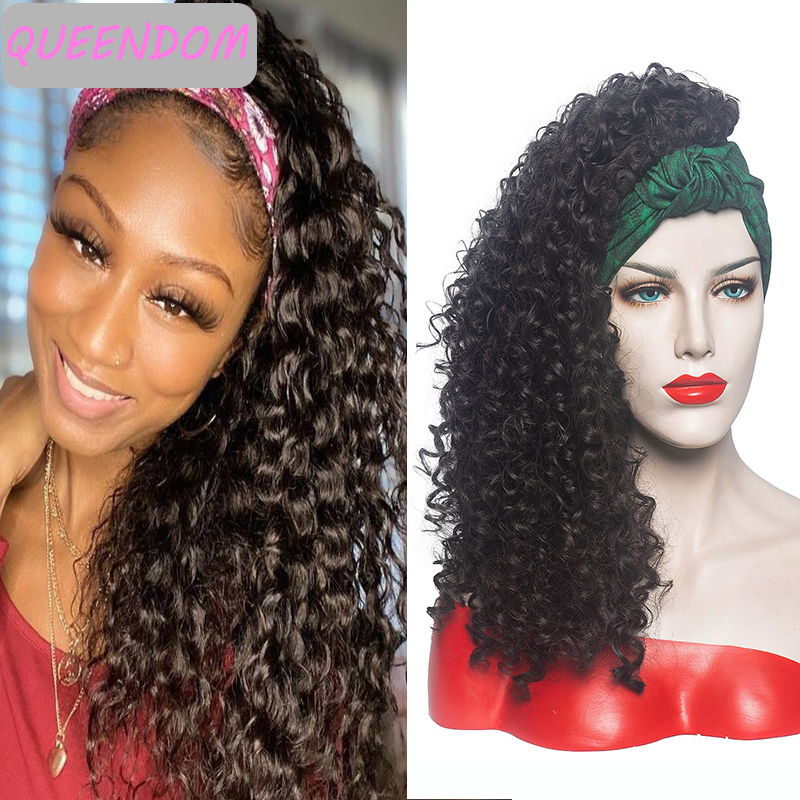 short kinky curly headband wig burgundy pink synthetic hair wig with green turban heat resistant cosplay headwraps wig for women, Black
short kinky curly headband wig burgundy pink synthetic hair wig with green turban heat resistant cosplay headwraps wig for women, Black