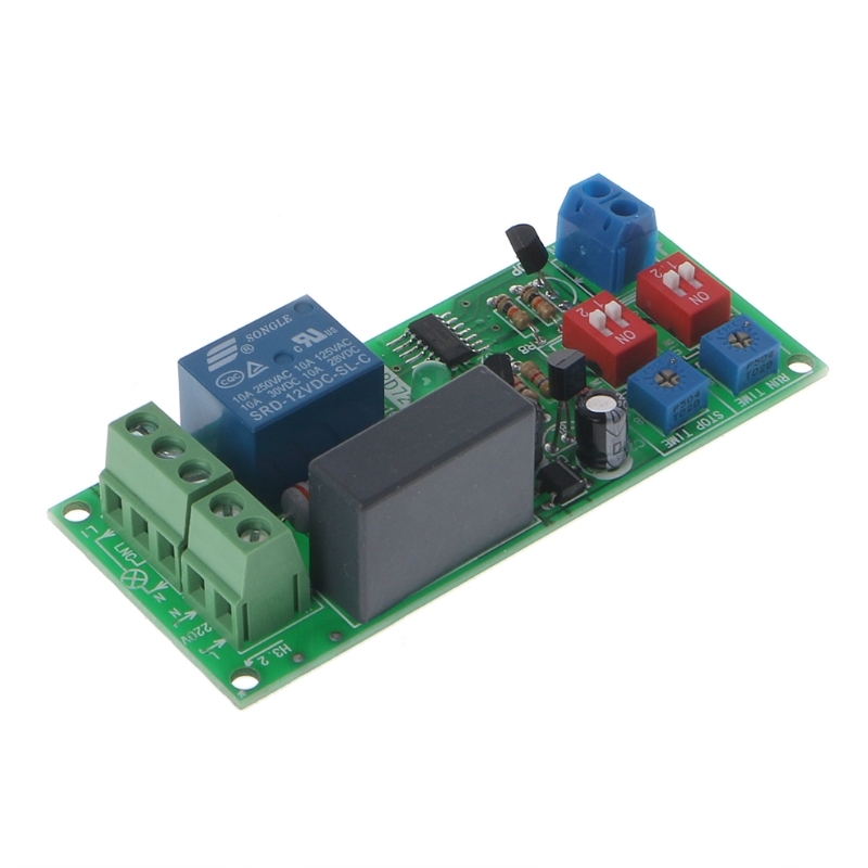 Cyclus Delay Timing Timer Relay Switch On/Off Module Ac 110V 120V 220V 230V