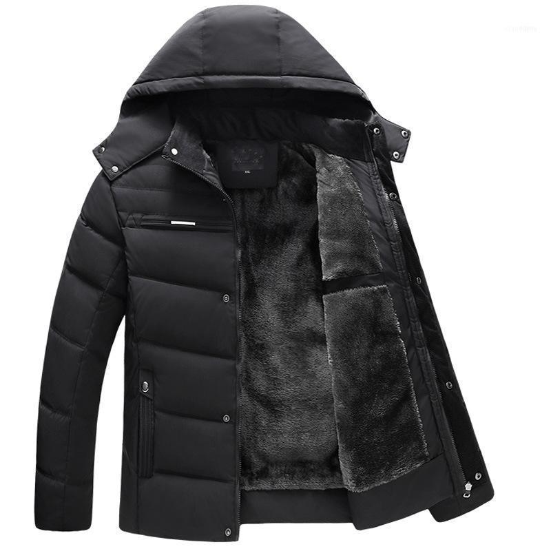 Men's Down & Parkas Winter Cotton-padded Clothes Hooded Plus Velvet Jacket Coat Cotton Suit1, Black
Men's Down & Parkas Winter Cotton-padded Clothes Hooded Plus Velvet Jacket Coat Cotton Suit1, Black