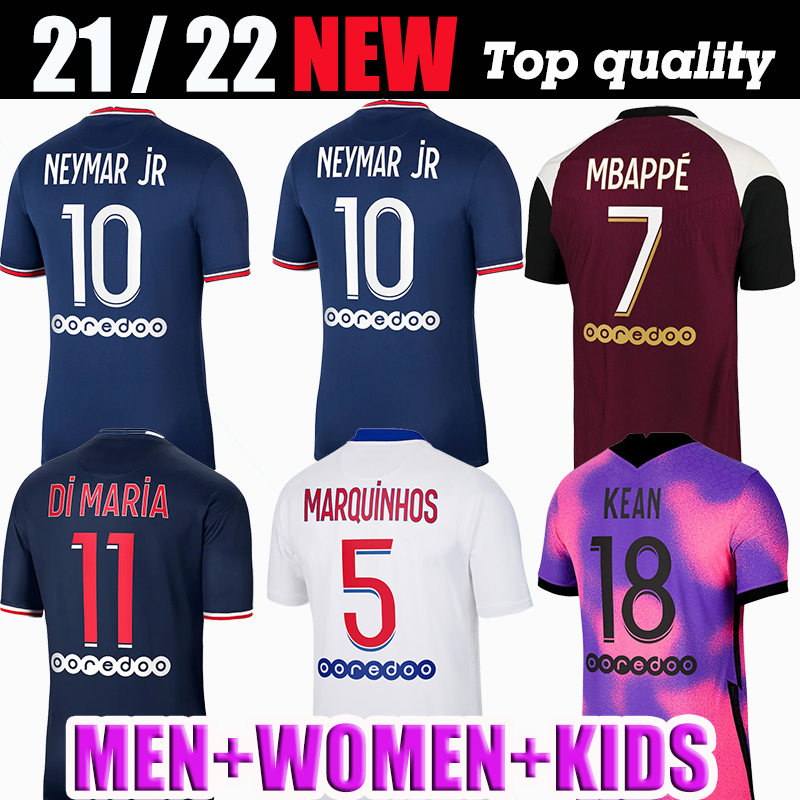 21 22 Thai soccer jersey MBAPPE VERRATTI 2021 2022 MARQUINHOS KIMPEMBE DI MARIA KEAN football Jersey soccer tops men shirt and kids sets, 20/21 4th
21 22 Thai soccer jersey MBAPPE VERRATTI 2021 2022 MARQUINHOS KIMPEMBE DI MARIA KEAN football Jersey soccer tops men shirt and kids sets, 20/21 4th