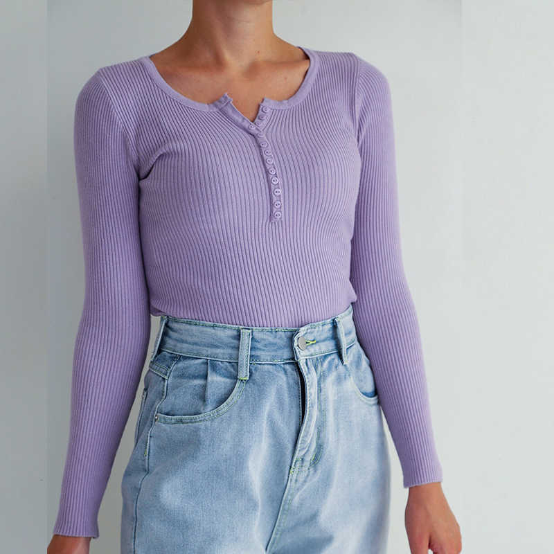 Black V-neck Knit Soft Female Sweater Winter Autumn Outer Wear Thin Long Sleeves Slim Skinny Short Sweater Pullovers women 210918