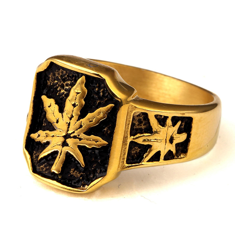 Stainless Steel High Quality Cannabina Leaf Hip Hop Rings For Mens Hipster Joyas Nightclub Singer Punk Finger Jewelry, Golden;silver
Stainless Steel High Quality Cannabina Leaf Hip Hop Rings For Mens Hipster Joyas Nightclub Singer Punk Finger Jewelry, Golden;silver