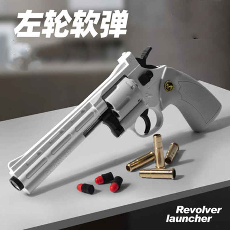 

Toy Guns Revolver ZP5 Pistol Manual Launcher Blaster Soft Dart Bullet Airsoft Pneumatic Firing Pistola For Boys Adults Birthday Gift