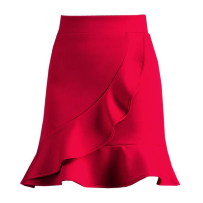 Red/Black Solid Skirt Women Summer Flounce Hem Ruffle Office Lady Slim Pencil Skirts Vintage Sexy Bodycon Mini, Black skirt
Red/Black Solid Skirt Women Summer Flounce Hem Ruffle Office Lady Slim Pencil Skirts Vintage Sexy Bodycon Mini, Black skirt