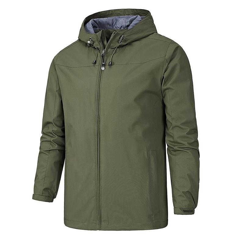 Spring Autumn Men's Windbreaker Jackets Waterproof Military Hooded Casual Coat Male Clothing Windproof Outwear Outdoor