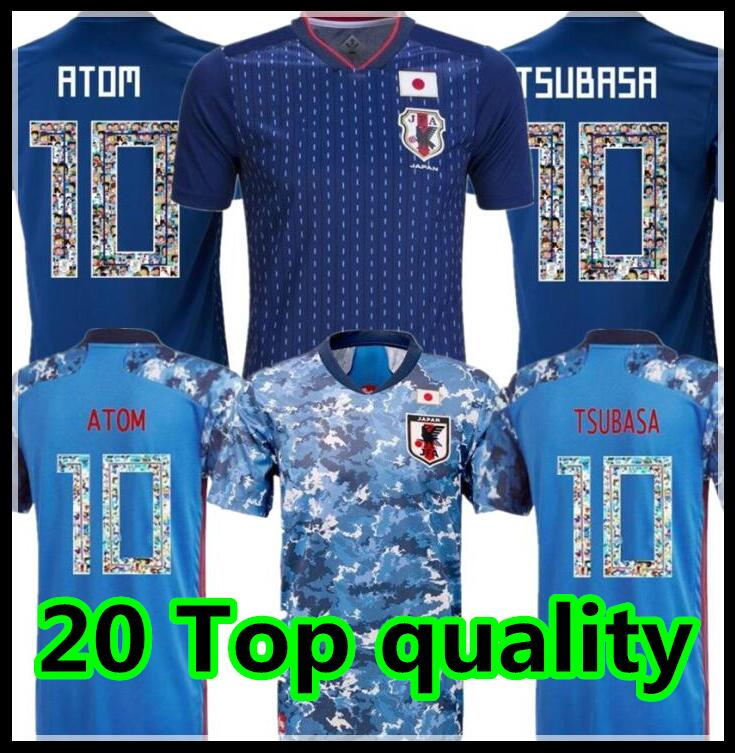 TOP QUALITY 2019 2020 Japan Soccer Jersey Captain Tsubasa Japan Home blue soccer Shirt #10 ATOM 19 20 football uniform, Black;yellow
TOP QUALITY 2019 2020 Japan Soccer Jersey Captain Tsubasa Japan Home blue soccer Shirt #10 ATOM 19 20 football uniform, Black;yellow