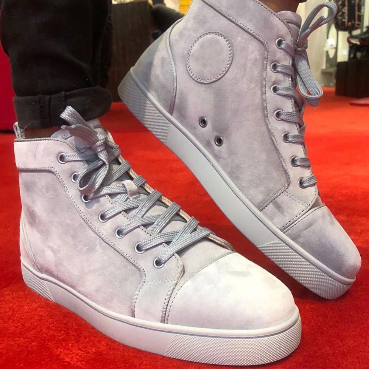 Grey Orlato High Top Casual Flat,Elegant Brands Men's Red Bottom Sneakers T-quality Brand Couple Women's O MwX Size 5 14 LOUBOUTIN CHRISTIAN, Blue
Grey Orlato High Top Casual Flat,Elegant Brands Men's Red Bottom Sneakers T-quality Brand Couple Women's O MwX Size 5 14 LOUBOUTIN CHRISTIAN, Blue