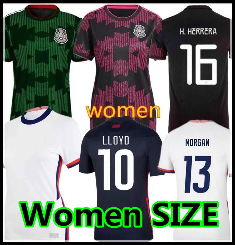 2021 women Mexico soccer Jersey CHICHARITO G.DOS SANTOS R.MARQUEZ C VELA United States PULISIC PRESS woman football shirt, Black;yellow 
2021 women Mexico soccer Jersey CHICHARITO G.DOS SANTOS R.MARQUEZ C VELA United States PULISIC PRESS woman football shirt, Black;yellow