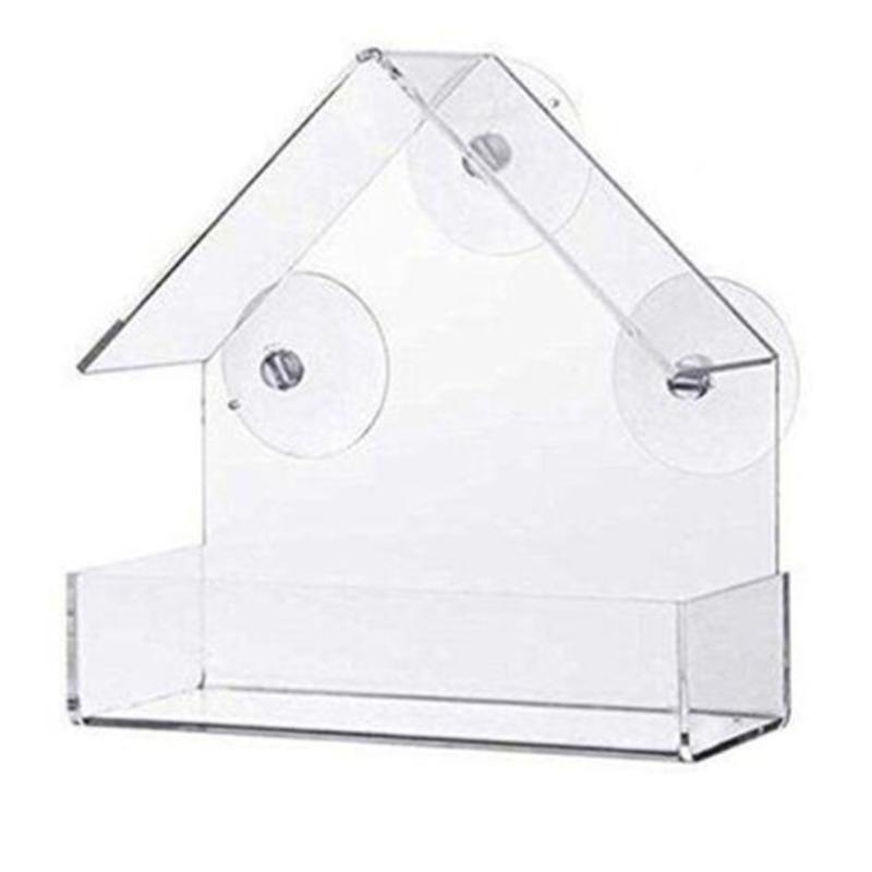Transparent Tray Birdhouse Suction Cup Mount House Type Feeder Bird Window Viewing Feeders Acrylic Cages
Transparent Tray Birdhouse Suction Cup Mount House Type Feeder Bird Window Viewing Feeders Acrylic Cages