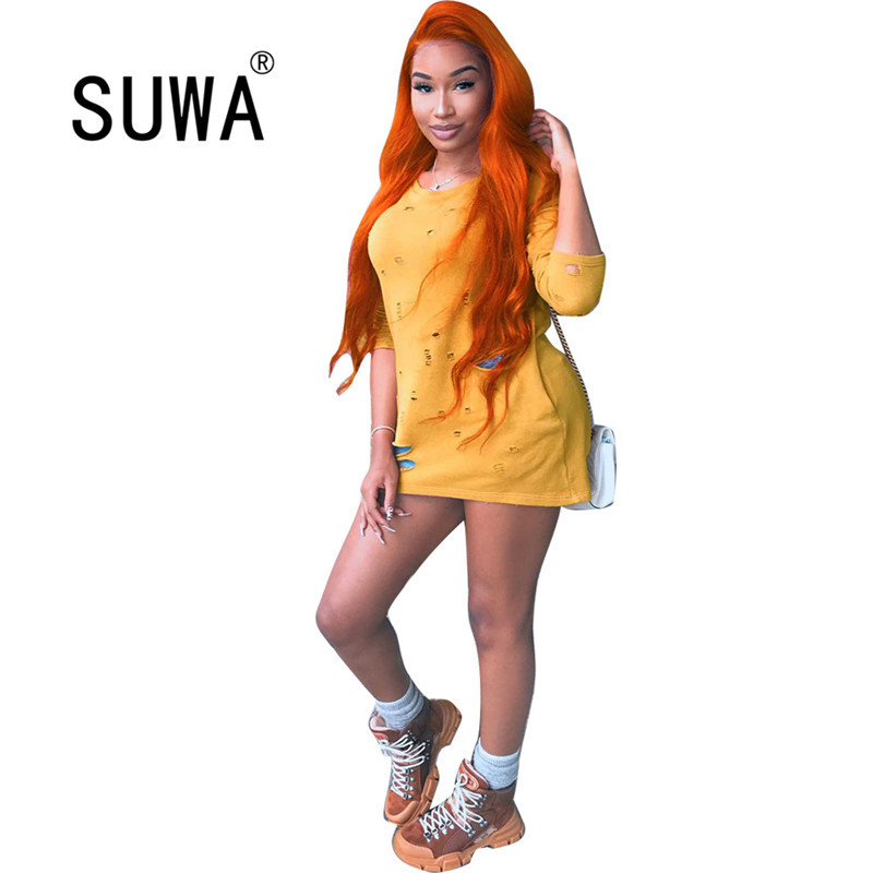 Spring Summer Fashion Clothes Women Dress O Neck Long Sleeve Sweatshirt BF Style Loose T-Shirt Sexy Mini Club Wear 210525, Orange
Spring Summer Fashion Clothes Women Dress O Neck Long Sleeve Sweatshirt BF Style Loose T-Shirt Sexy Mini Club Wear 210525, Orange