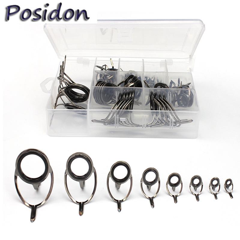 Posidon 75pc Sea Fishing Rod Guide Ring Set Stainless Steel Ceramic Circle Accessories Repair Tool Hooks
Posidon 75pc Sea Fishing Rod Guide Ring Set Stainless Steel Ceramic Circle Accessories Repair Tool Hooks