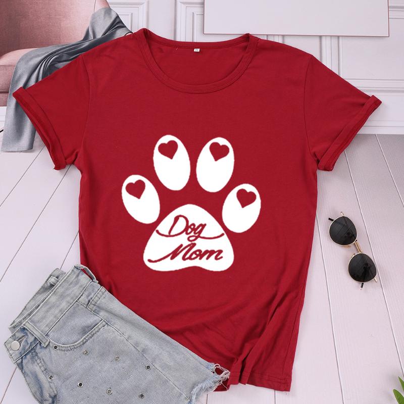 Women' T-Shirt Dog Mom Shirt Fashion Plus Size Women T Harajuku Short Sleeve Mama Top Tee O Neck 100% Cotton Mother Casual Female Clothes, Black
Women' T-Shirt Dog Mom Shirt Fashion Plus Size Women T Harajuku Short Sleeve Mama Top Tee O Neck 100% Cotton Mother Casual Female Clothes, Black