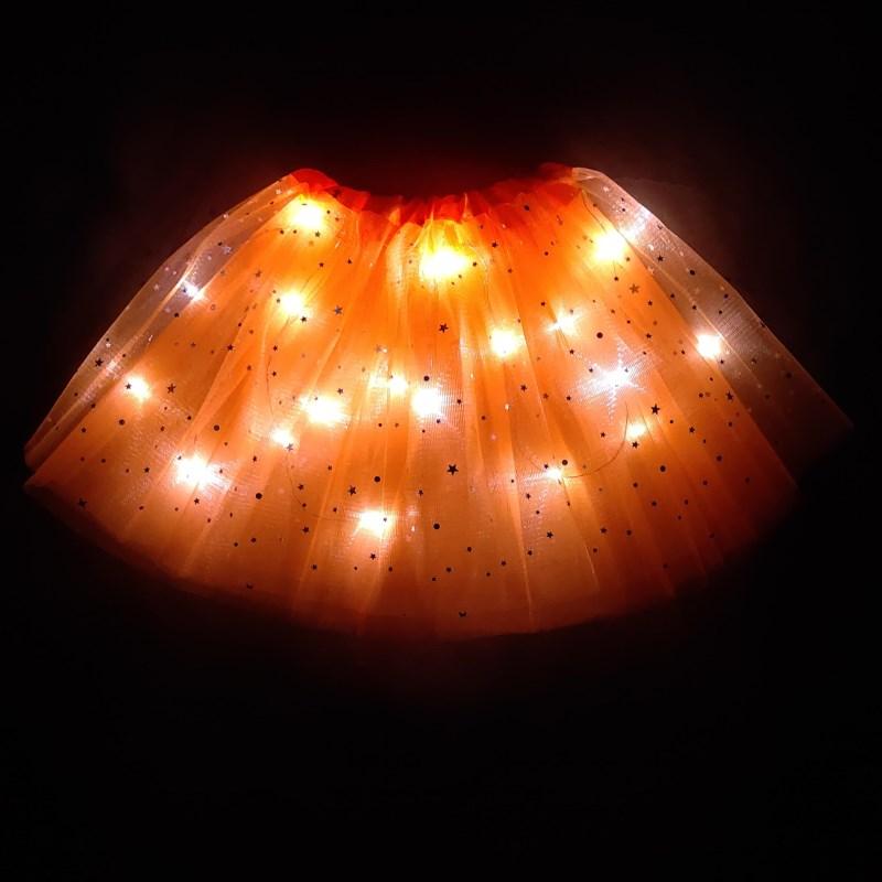 Skirts 2021 Light LED Girl Kids Clothes Star Tutu Skirt Princess Party Tutus Tulle Pettiskirt Child Ballet Dance Year Orange, Black
Skirts 2021 Light LED Girl Kids Clothes Star Tutu Skirt Princess Party Tutus Tulle Pettiskirt Child Ballet Dance Year Orange, Black