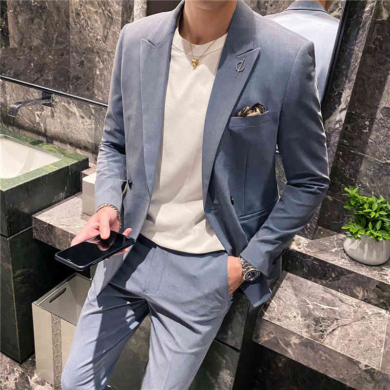 men's suits & blazers ternos masculinos casuais, jaqueta e calças, estilo slim fit, lapela de pico, terno masculino, para casamento, lh, White;black
men's suits & blazers ternos masculinos casuais, jaqueta e calças, estilo slim fit, lapela de pico, terno masculino, para casamento, lh, White;black