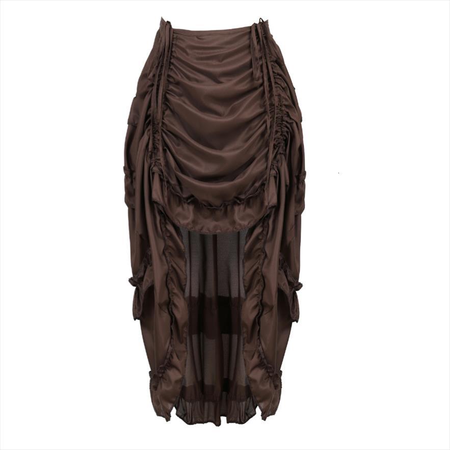 steampunk gothic irregular ruffles women skirts pirate asymmetrical pleated high low dancing plus size halloween costumes, Black
steampunk gothic irregular ruffles women skirts pirate asymmetrical pleated high low dancing plus size halloween costumes, Black