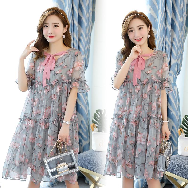 Maternity Dresses Summer Short-sleeved Printed 2021 Fashion Loose For Pregnant Women Pregnancy Clothes, As picture
Maternity Dresses Summer Short-sleeved Printed 2021 Fashion Loose For Pregnant Women Pregnancy Clothes, As picture