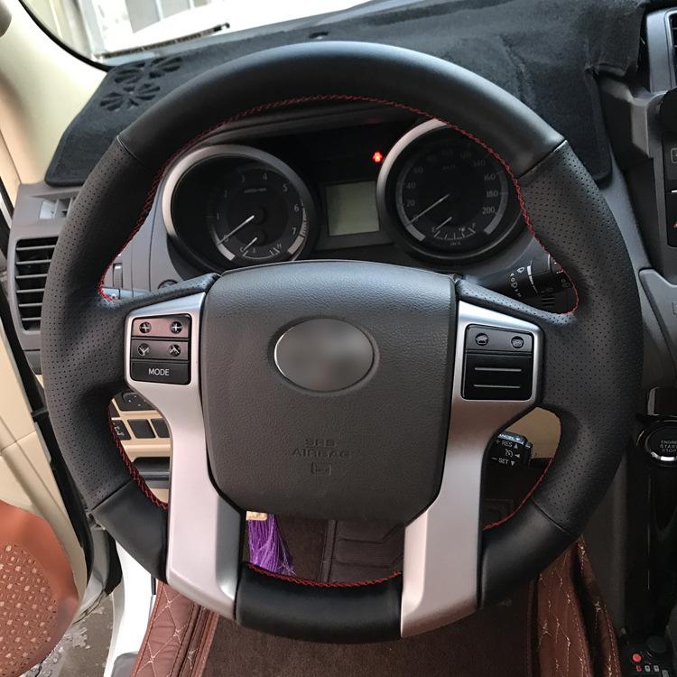 Steering Wheel Covers Suitable For Prado Leather Hand-sewn Cover
Steering Wheel Covers Suitable For Prado Leather Hand-sewn Cover