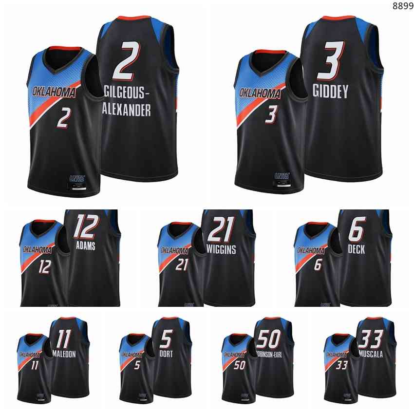 OklahomaCityThundereMen Shai Gilgeous-Alexander Josh Giddey Jeremiah Robinson-Earl Aaron Wiggins 2021-22 Black City Basketball Jersey
OklahomaCityThundereMen Shai Gilgeous-Alexander Josh Giddey Jeremiah Robinson-Earl Aaron Wiggins 2021-22 Black City Basketball Jersey