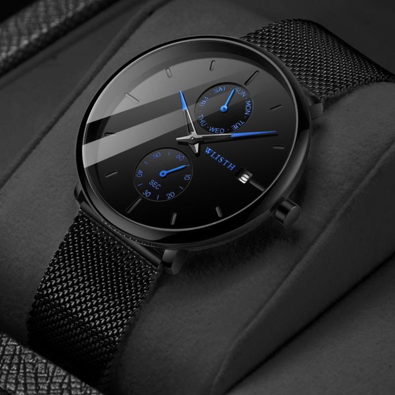 Wristwatches Men Waterproof Casual Luminous Wristwatch Male Clock Design WLISTH Calendar Ultra Thin Watches Blue Watch, Red
Wristwatches Men Waterproof Casual Luminous Wristwatch Male Clock Design WLISTH Calendar Ultra Thin Watches Blue Watch, Red