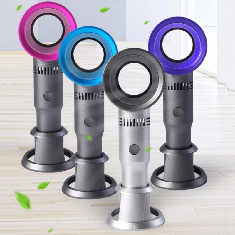 Electric Fans Mini Portable Bladeless Fan Cordless Usb Charging Handheld Cooling Cooler 3 Speed Level Summer Leafless Desktop FAN18
Electric Fans Mini Portable Bladeless Fan Cordless Usb Charging Handheld Cooling Cooler 3 Speed Level Summer Leafless Desktop FAN18
