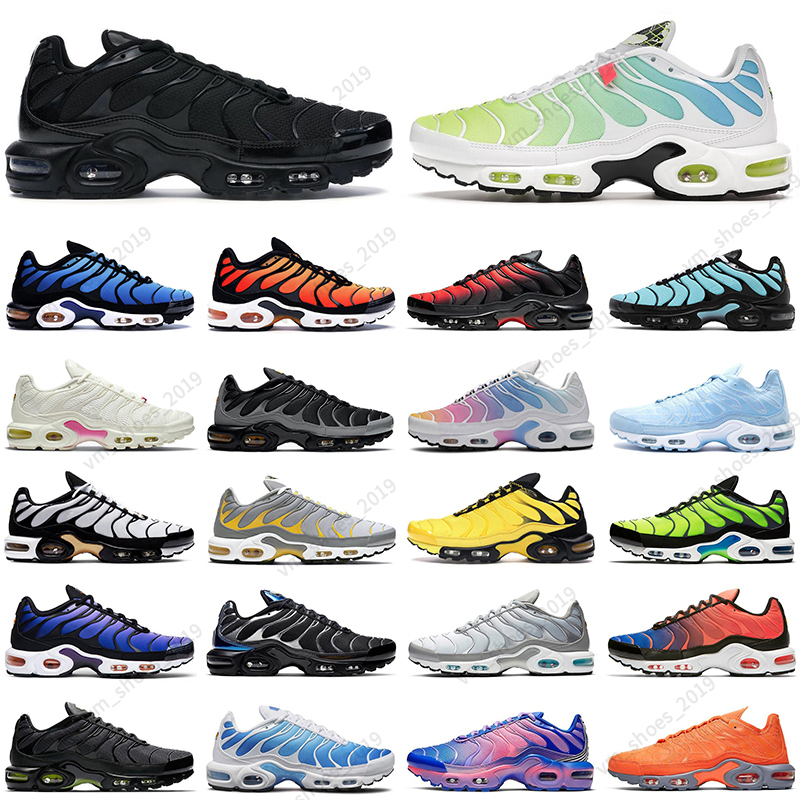 

36-45 men women running shoes tn plus Aqua Silver Black Volt Pimento Wolf Grey Crimson Rainbow Throwback future Lava mens trainers sports sneakers, #36