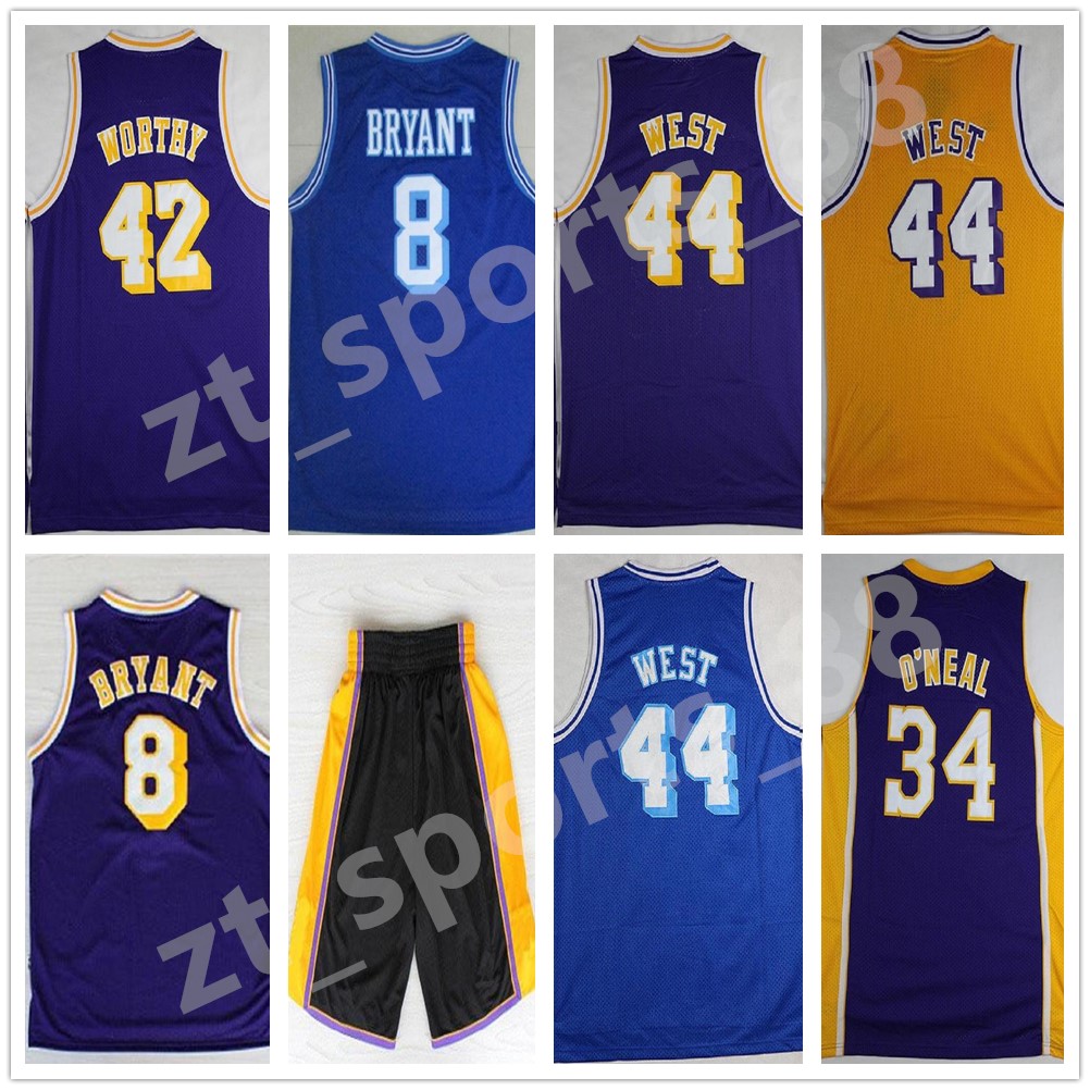 Men Basketball Jersey 42 Artest Worthy 44 Jerry West Chamberlain Rodman Nick Van Exel Yellow Blue Shorts Shirts, As shown in illustration
Men Basketball Jersey 42 Artest Worthy 44 Jerry West Chamberlain Rodman Nick Van Exel Yellow Blue Shorts Shirts, As shown in illustration
