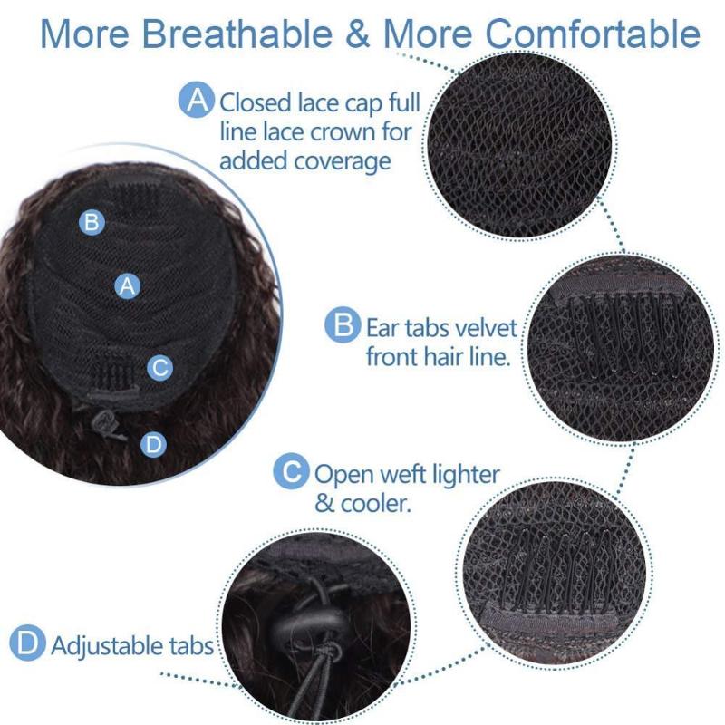 Synthetic Wigs LM Drawstring Curly Ribbon Ponytails Clip In Hair 55cm,22" Pony Tail Horsetail Hairpieces Ponytail