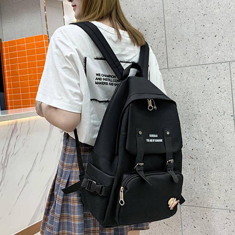 School Bags HEFLASHOR Canvas Backpack Fashion Junior High Student Bag Cartoon Cute Color Small Fresh Four-piece
School Bags HEFLASHOR Canvas Backpack Fashion Junior High Student Bag Cartoon Cute Color Small Fresh Four-piece