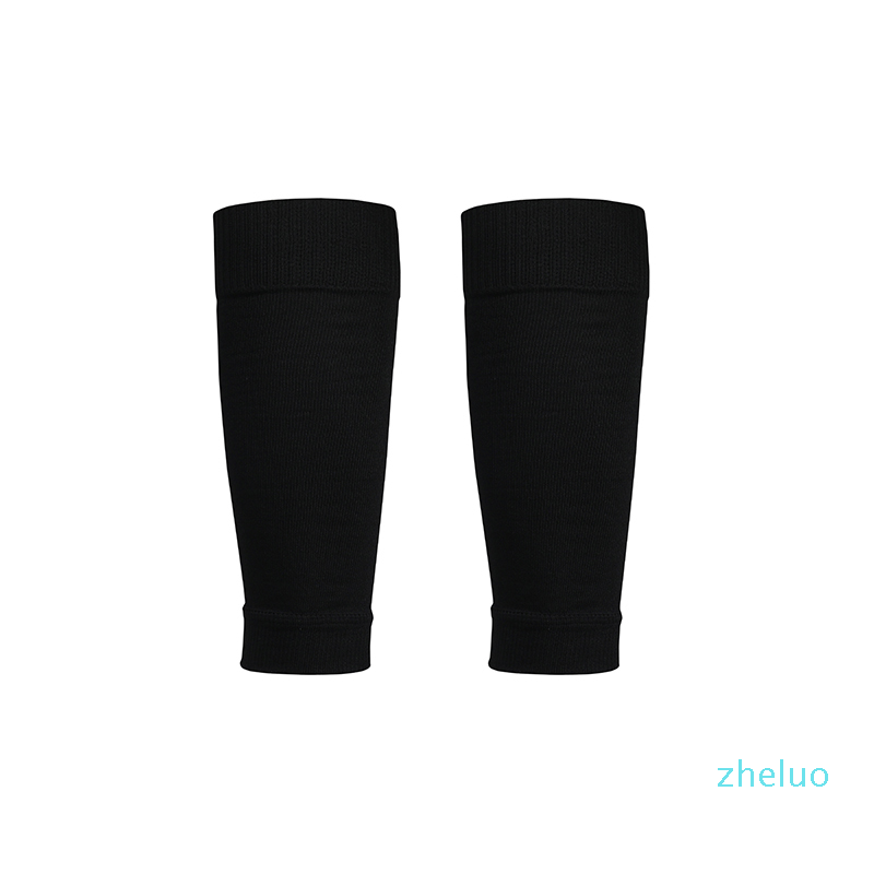 1 Pair Hight Elasticity Soccer Football Shin Guard Adults Socks Pads Professional Legging Shinguards Sleeves Protective Gear