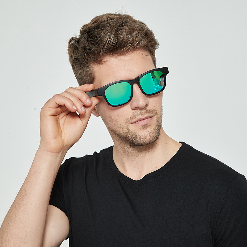 A18 Top Quality Fashion 2 In 1 Smart Glasses Audio Sunglasses with Polarizing Coated Lens Bluetooth Headset Headphone Dual Speakers Hands-fr