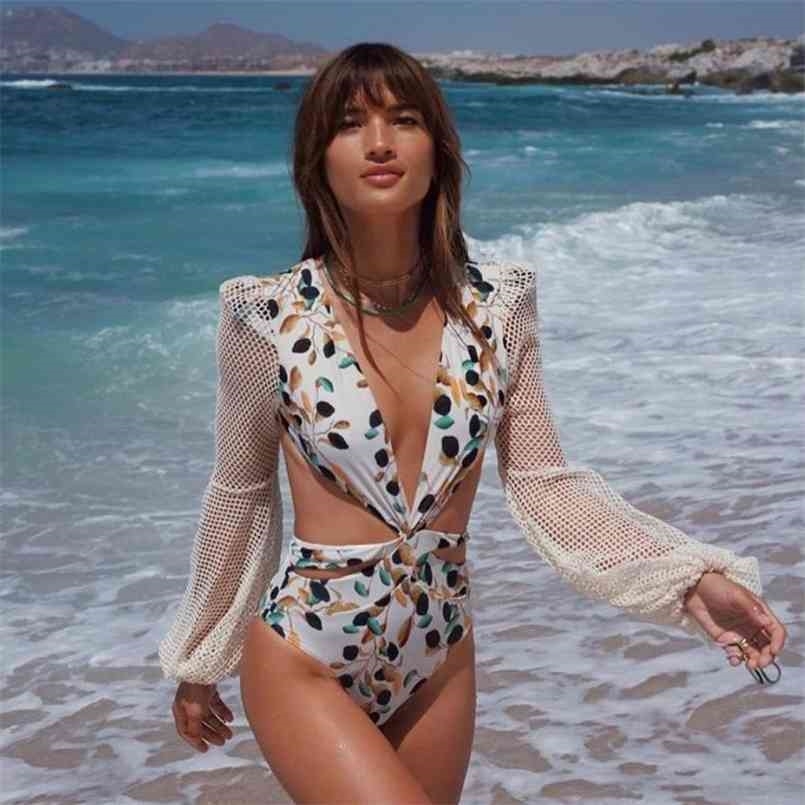 Swimsuit Long Sleeve Swimwear Women Bandage Print Monokini Sexy Black Bathing Suit String Backless Beachwear 210630, Cz21036g1
Swimsuit Long Sleeve Swimwear Women Bandage Print Monokini Sexy Black Bathing Suit String Backless Beachwear 210630, Cz21036g1
