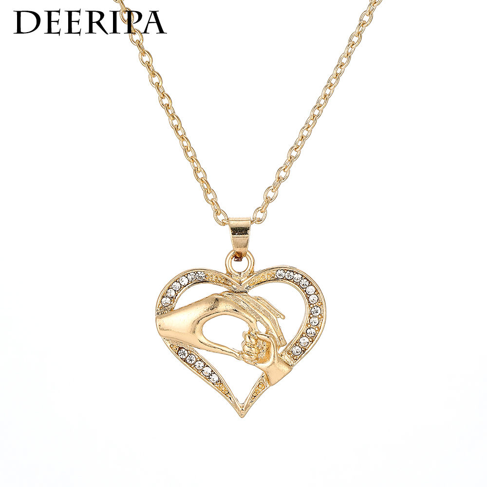 Child Family Love Cubic Zirconia Neckalces Baby Heart Pendant Necklace Mother Jewelry Moms Birthday Mother's Day Gift
Child Family Love Cubic Zirconia Neckalces Baby Heart Pendant Necklace Mother Jewelry Moms Birthday Mother's Day Gift
