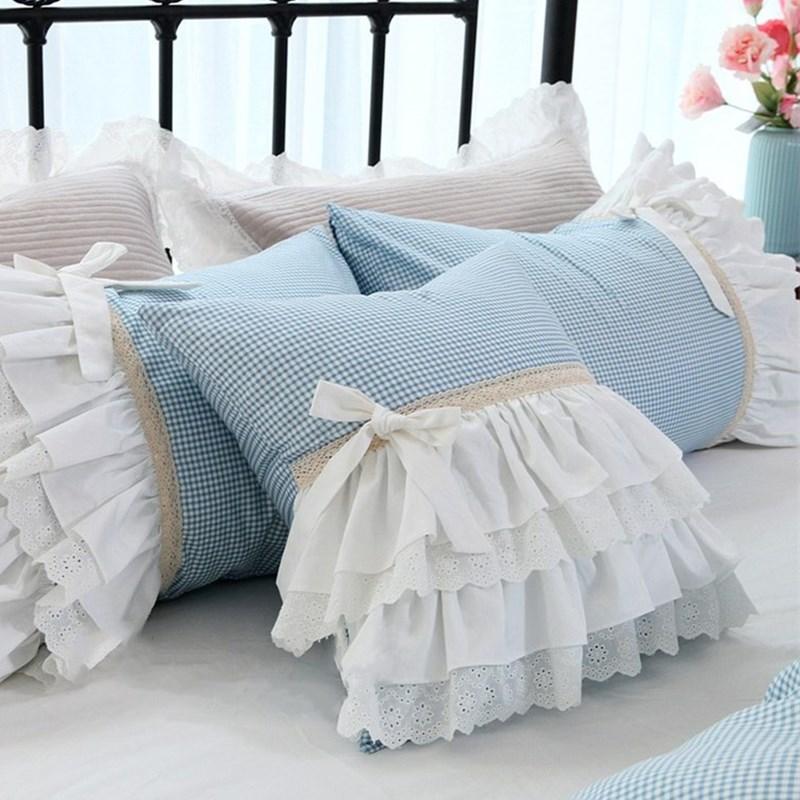 Cushion/Decorative Pillow Cases Lace Ruffle Cushion Cover Handmade Wrinkle Plaid Covers Decorative Cake Layers Pillowcase, White
Cushion/Decorative Pillow Cases Lace Ruffle Cushion Cover Handmade Wrinkle Plaid Covers Decorative Cake Layers Pillowcase, White