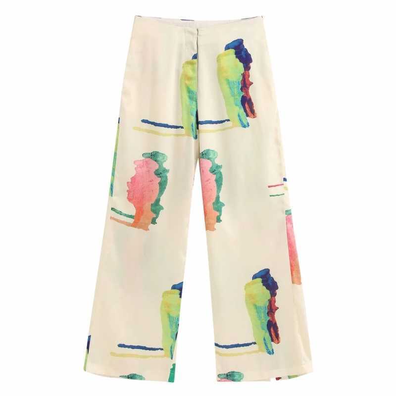 New Women popular colorful painting wide leg pants femme leisure zipper Trousers office lafy wear casual slim chic pants P603 201103, As pic p603bb
New Women popular colorful painting wide leg pants femme leisure zipper Trousers office lafy wear casual slim chic pants P603 201103, As pic p603bb