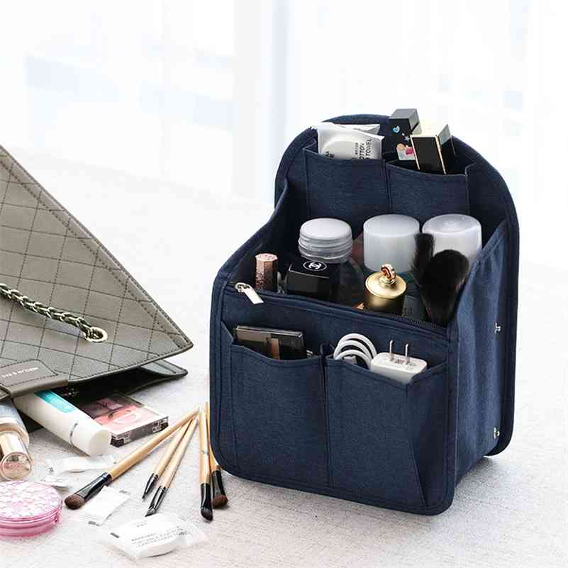 Women Backpacks Insert Large Capacity Cosmetic Storage Portable Travel Makeup Bags Organizer Toiletry Washing Bag 210322
Women Backpacks Insert Large Capacity Cosmetic Storage Portable Travel Makeup Bags Organizer Toiletry Washing Bag 210322