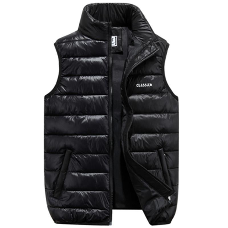 Men' Vests Winter Brand Mens Down Casual Vest Designer Dress Homme Fashion Thick Warm Sleeveless Jacket For Men Plus Size, Black
Men' Vests Winter Brand Mens Down Casual Vest Designer Dress Homme Fashion Thick Warm Sleeveless Jacket For Men Plus Size, Black