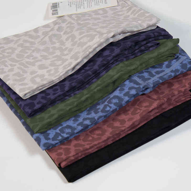 Leopard Leggings Women's Pants Gym Fitness Yoga Sport High Waist Tights Breathable Women Clothing Sweatpants Seamless Leggings H1221