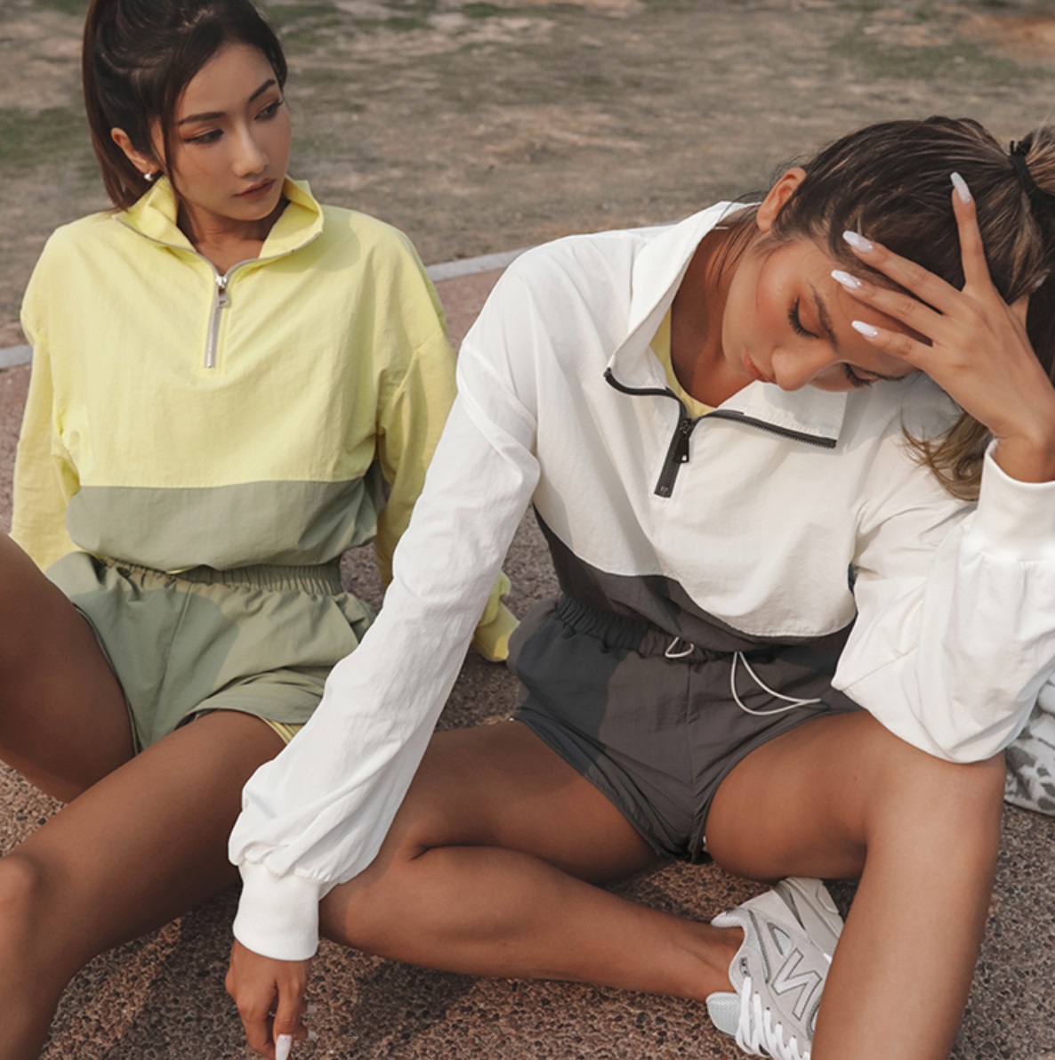 Woman Tracksuits female Fitness 2 pcs t shirt shorts casual top Gym Leggings outdoor outfits Sportswear tracksuit in Clothing Sets teach wear spo