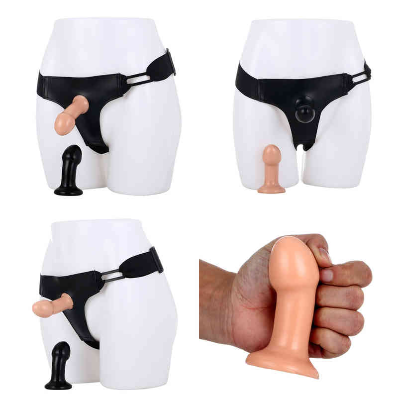 Nxy Wear Penis Super Small Strap on Dildo g Spot Massage Mini Panties Realistic s Artificial Anal Plug Sex Toys for WoMan Men 0207