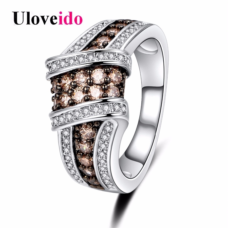 Uloveido Wedding Rings Engagement Jewellery Stone Champagne Ring Jewelry Decoration for Women Accessories 15% Off Y362, Silver
Uloveido Wedding Rings Engagement Jewellery Stone Champagne Ring Jewelry Decoration for Women Accessories 15% Off Y362, Silver