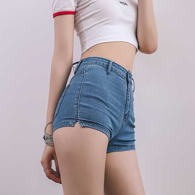 Summer Jeans Mini High Waist Shorts Women Booty Shorts Kawaii Sexy Denim Shorts Feminino Denim Short Mujer 210611
