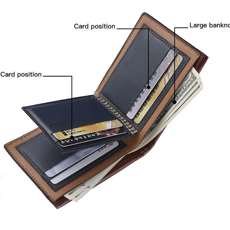 Luxury Designer Men039s Short Compact Multiple Wallet Mono Gram Canvers Receipt Brand Name Bifold wallets