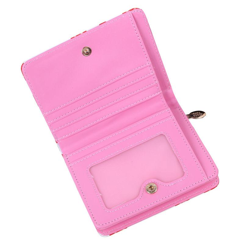 Wallets Fashion Women Cute Strawberry Fruit Cash Card Case Handbag Bag Purse Wallet Designer High Quality @C
