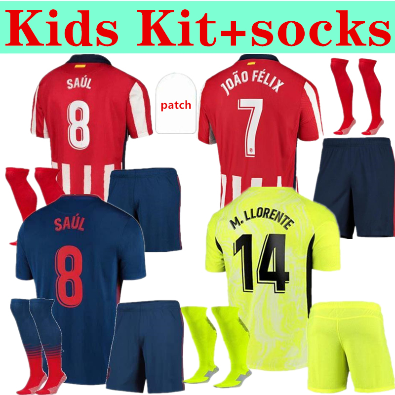 20 21 JOÃO FÉLIX Atletico Soccer Jerseys de Madrid 2021 Suarez CORREA KOKE Dembélé Carrasco M.LLORENTE kids Kit football jersey, Home
20 21 JOÃO FÉLIX Atletico Soccer Jerseys de Madrid 2021 Suarez CORREA KOKE Dembélé Carrasco M.LLORENTE kids Kit football jersey, Home
