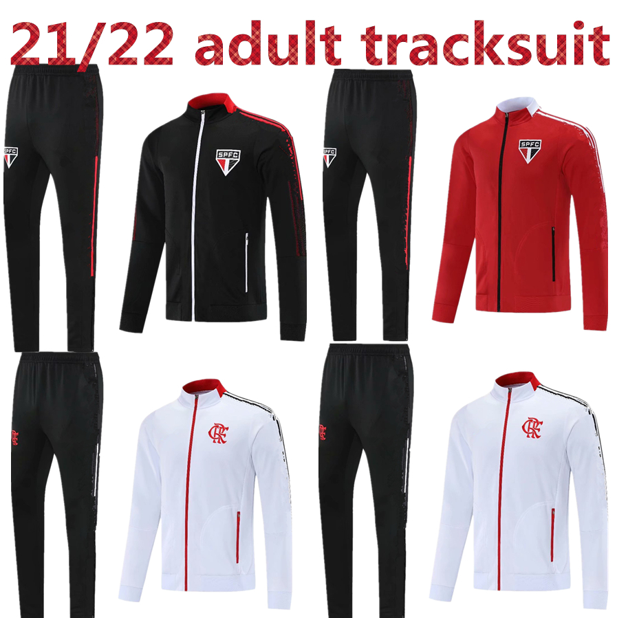 21 22 adult kit Long sleeves Sao Paulo jacket uniforms tracksuits soccer jersey 2021 2022 train football coat training suit, Black
21 22 adult kit Long sleeves Sao Paulo jacket uniforms tracksuits soccer jersey 2021 2022 train football coat training suit, Black
