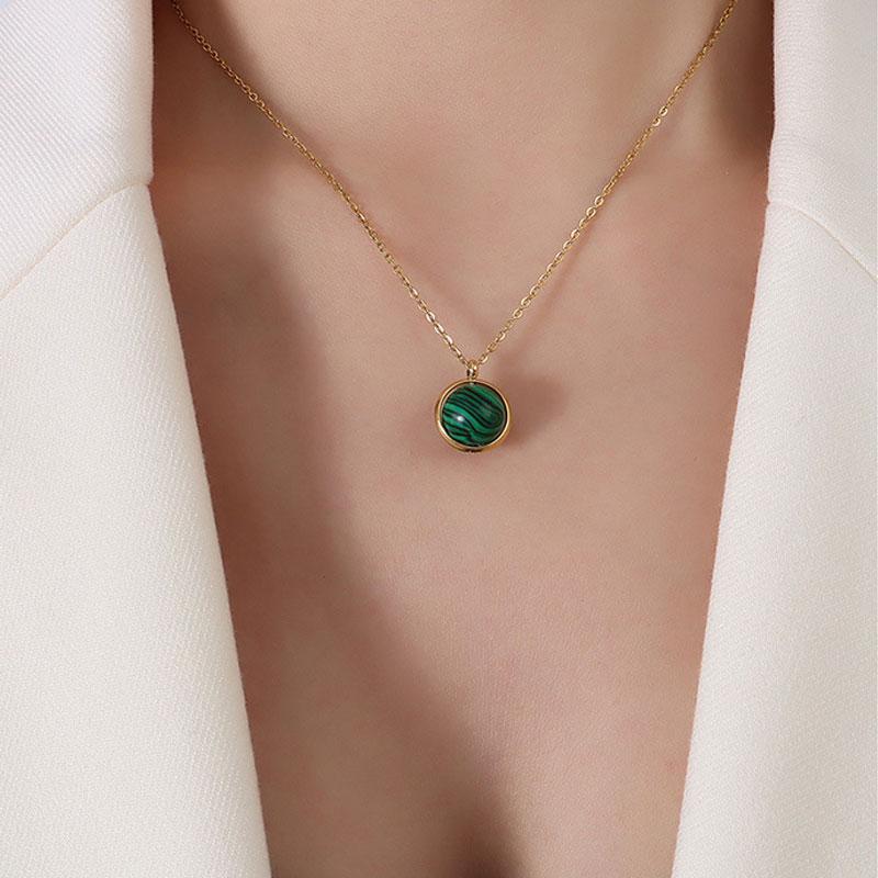 Pendant Necklaces FYSARA 925 Sterling Silver Natural Malachite Labradorite Crystal Agate Opal Moonstone Gem Necklace Women Fashion Jewelry
Pendant Necklaces FYSARA 925 Sterling Silver Natural Malachite Labradorite Crystal Agate Opal Moonstone Gem Necklace Women Fashion Jewelry